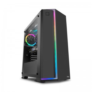 Caixa ATX Nox Infinity Neon RGB com Janela